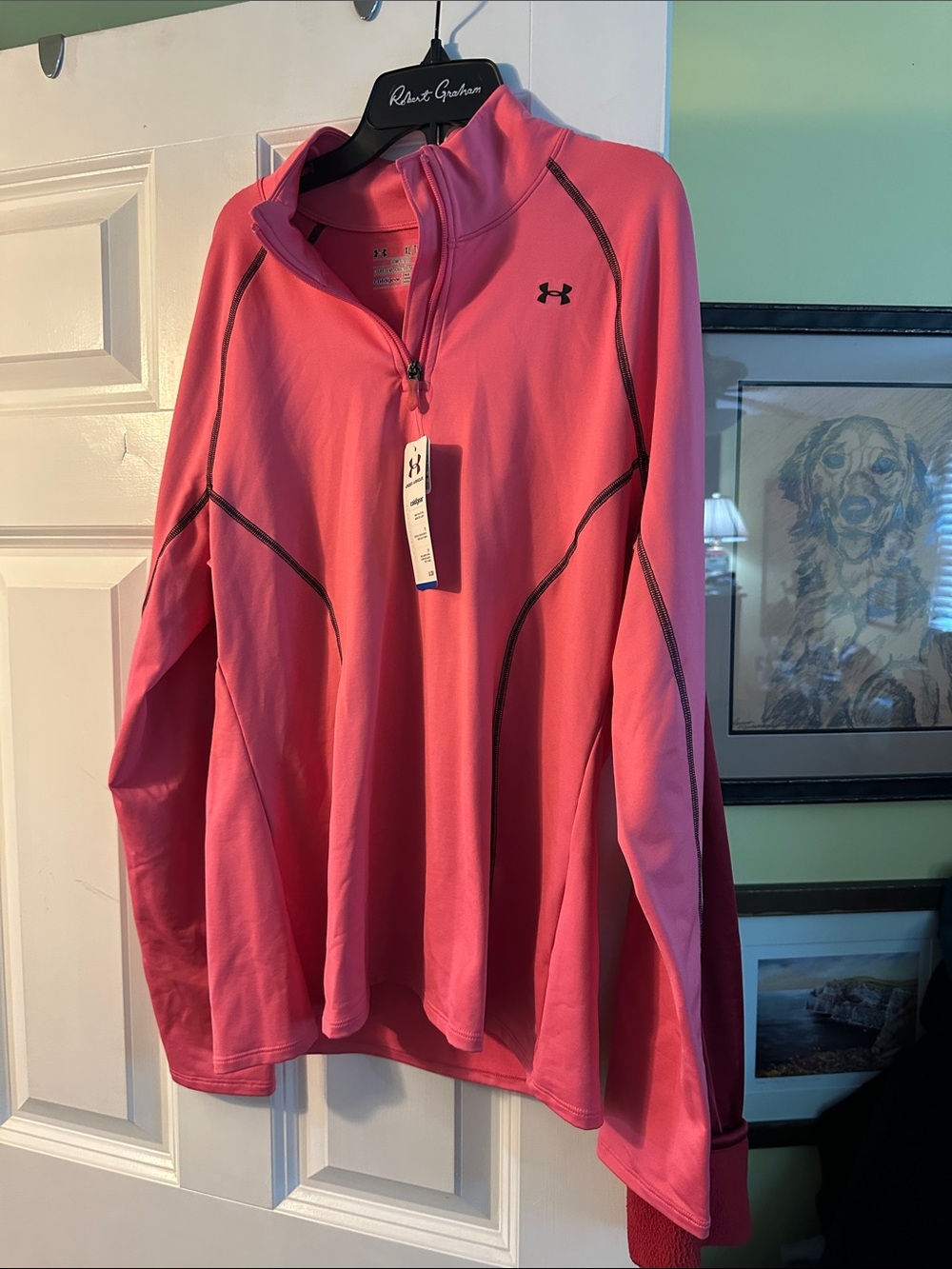 Under Armour Hot Pink Half-Zip Pullover